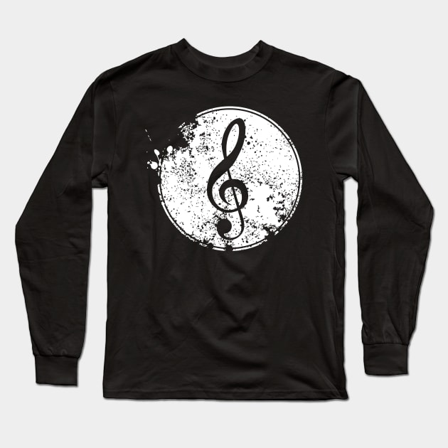 Clef Long Sleeve T-Shirt by LylaLace Studio